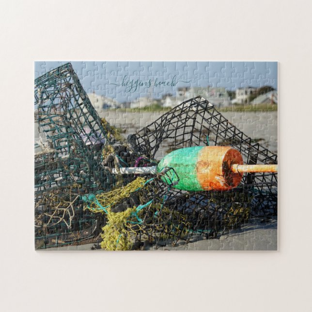 Higgins Beach 252 piece Lobster Trap Buoy Jigsaw Puzzle (Horizontal)