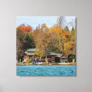 Higgins Lake house No. 40 Canvas Print