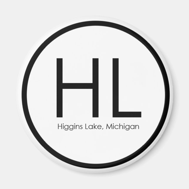 Higgins Lake Magnet (Front)