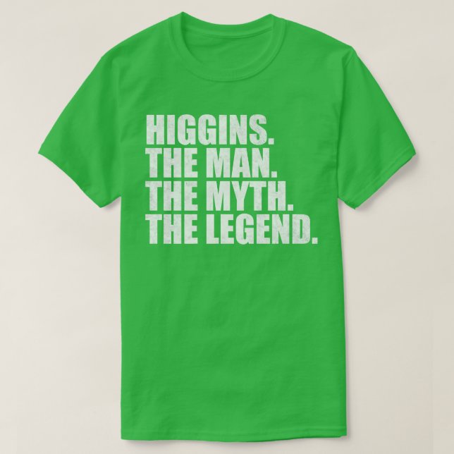HigginsHiggins Family name Higgins last Name Higgi T-Shirt (Design Front)