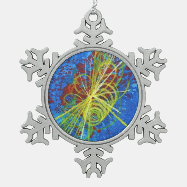 Higgs Boson Holiday Ornament (Front)