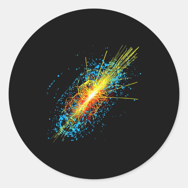 Higgs Boson Particle Quantum Theory Sci Fi Shirt F Classic Round Sticker (Front)