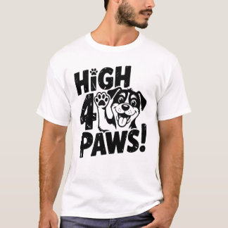 High 4 Paws Dog T-Shirt
