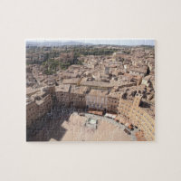 High Angle View of Townscape, Siena, Italy