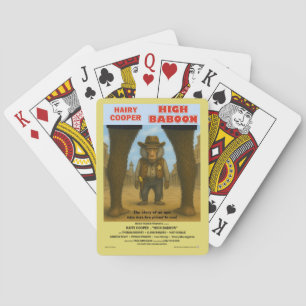High Baboon Movie Parody Playing Cards