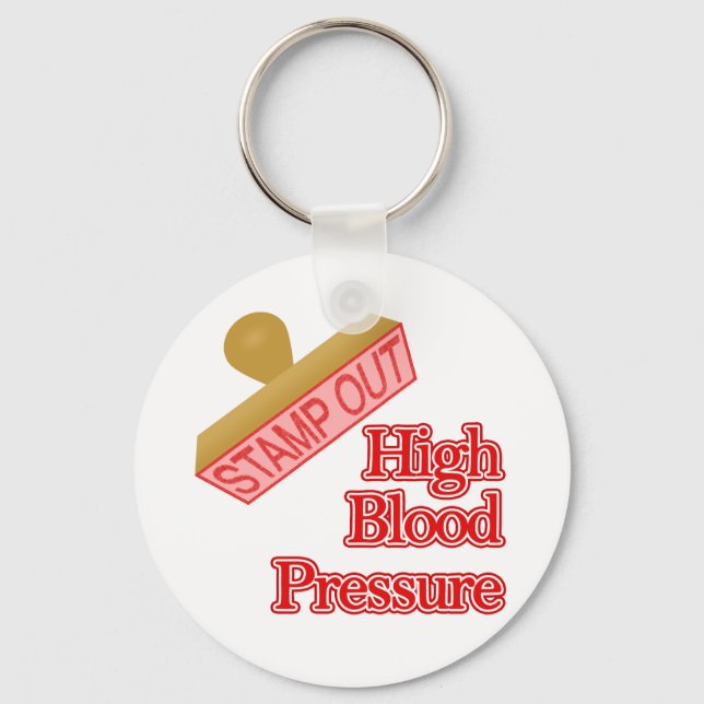 High Blood Pressure Key Ring (Front)