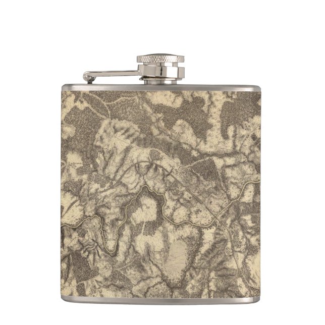 High Bridge and Virginia Hip Flask (Front)