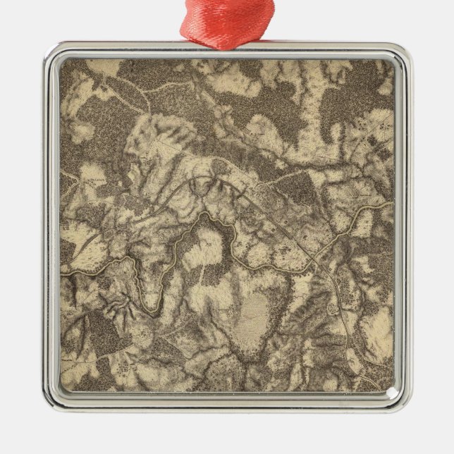 High Bridge and Virginia Metal Tree Decoration (Front)