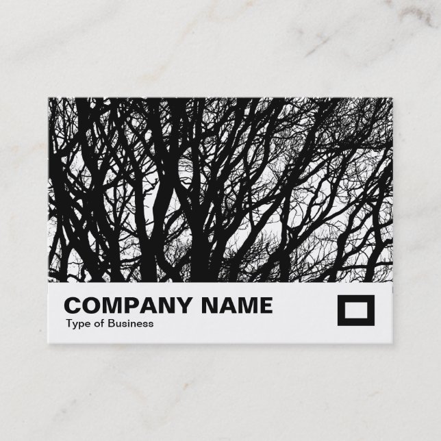 High Contrast Branches Business Card (Front)