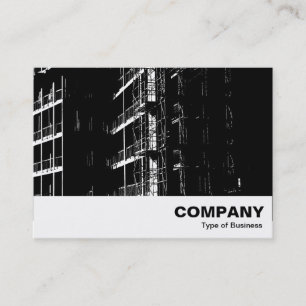 High Contrast Construction Business Card