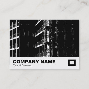High Contrast Constuction Business Card