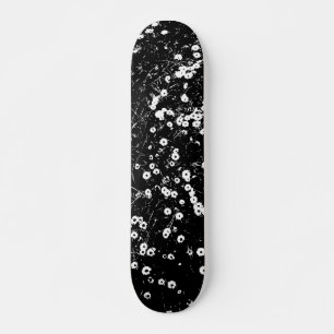 High Contrast Daisy Lawn Skateboard