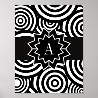 High Contrast Design Baby Visual Stimulation Poster