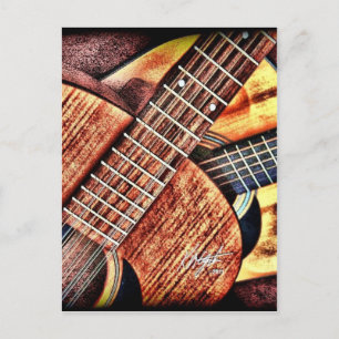 High Contrast Guitars Postcard