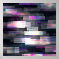High-Contrast Seamless Texture: Transparent Glitch