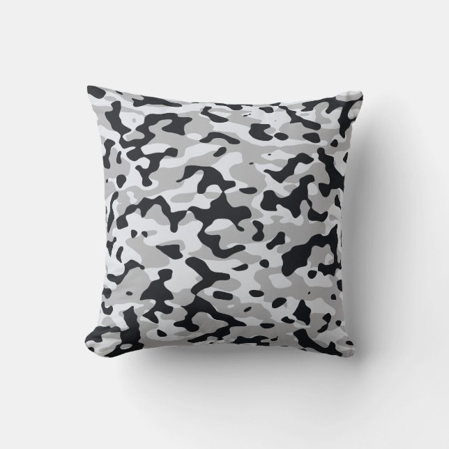 High contrast urban camouflage cushion (Front)