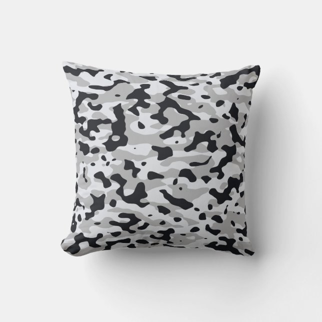 High contrast urban camouflage cushion (Front)