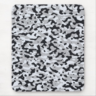 High contrast urban camouflage mouse pad