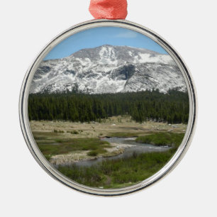 High Country Mountain Stream I Metal Tree Decoration