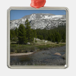 High Country Mountain Stream II at Yosemite Metal Tree Decoration