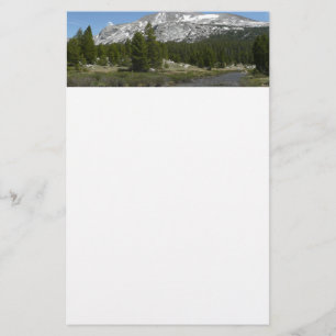 High Country Mountain Stream II at Yosemite Stationery