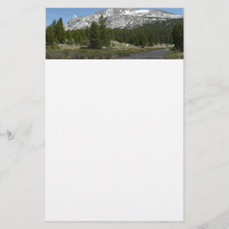 High Country Mountain Stream II at Yosemite Stationery