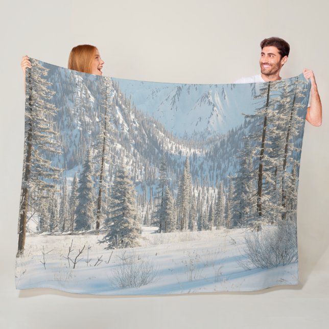 High Country (Winter) Fleece Blanket (In Situ)