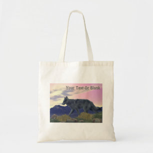 High Country Wolf Tote Bag