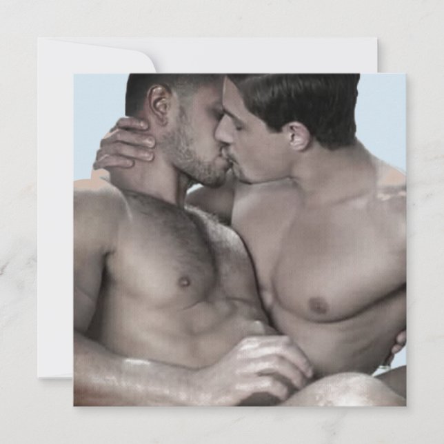 High Definition Print Square Flat Card Hunks (Front)