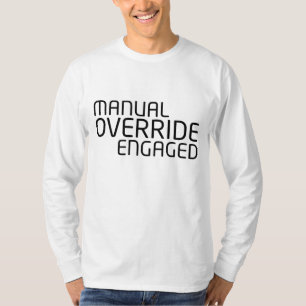 High-Density Minimalist Typography Long Sleeve T-Shirt