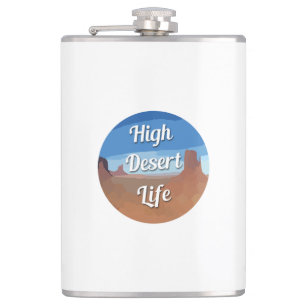 High Desert Life Hip Flask