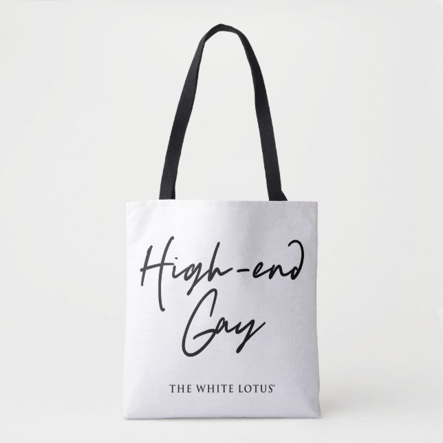 High-End Gay - The White Lotus Tote Bag (Front)