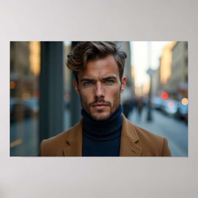 High-End Men's Business Suits (8K) Poster (Front)