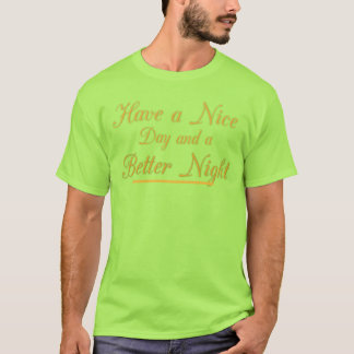 High-End Optimism: Gold Text Universal Wish Fashio T-Shirt