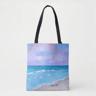 High-end Sunset Beach Tote Bag