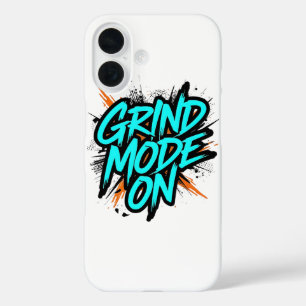 High Energy "Grind Mode On" Hustle iPhone 16 Case