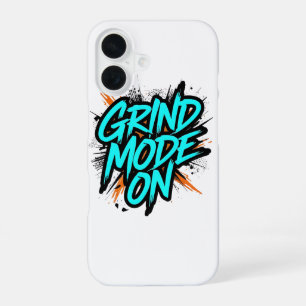 High Energy "Grind Mode On" Hustle iPhone 16 Case