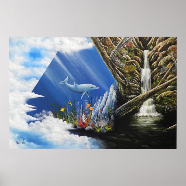 High Energy Print of Oil Painting (Front)