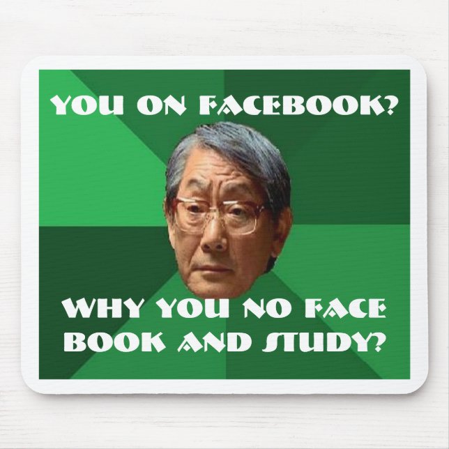 High Expectations Asian Father - customisable Mouse Pad (Front)