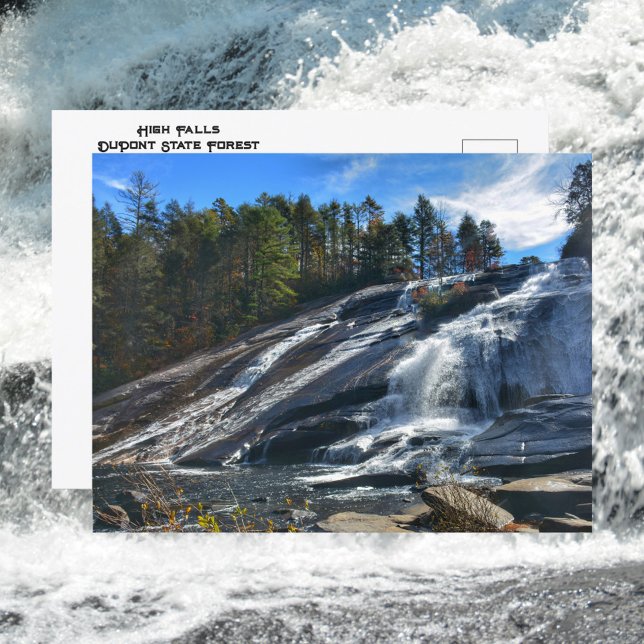 High Falls DuPont State Forest NC Photographic Postcard (Creator Uploaded)