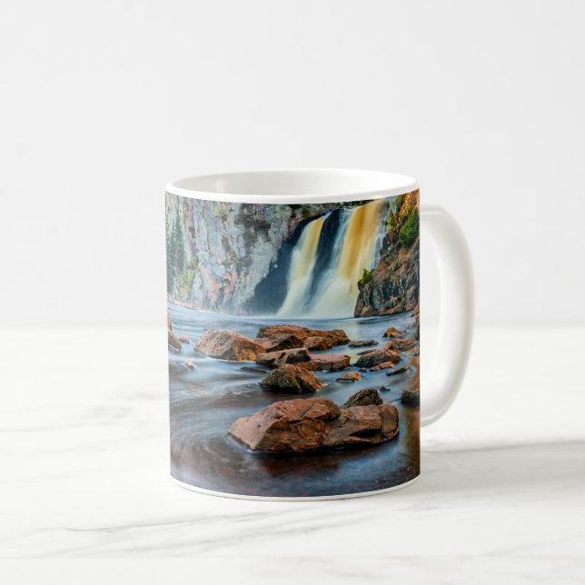 High Falls, Tettegouche Park, Minnesota Coffee Mug (Front Right)