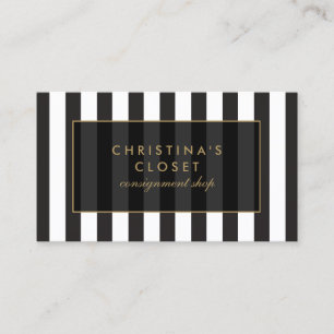 High Fashion Consignment, Boutique Business Card