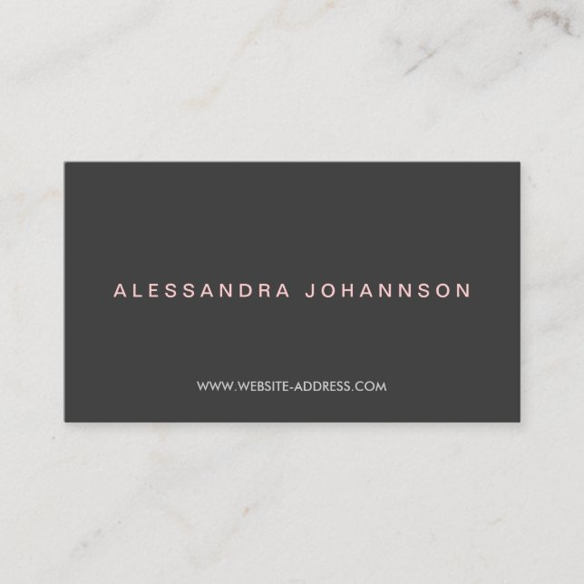 HIGH-FASHION LUXE No. 2 Business Card (Front)