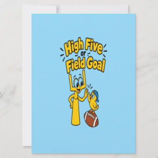 High Five or Field Goal Cartoon Kids Apparel