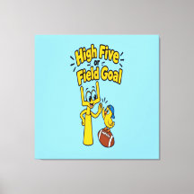 High Five or Field Goal Cartoon Kids Apparel