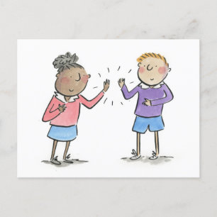 High Five Postcard