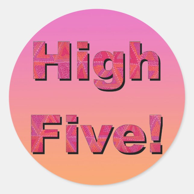 High Five! Sticker (Front)