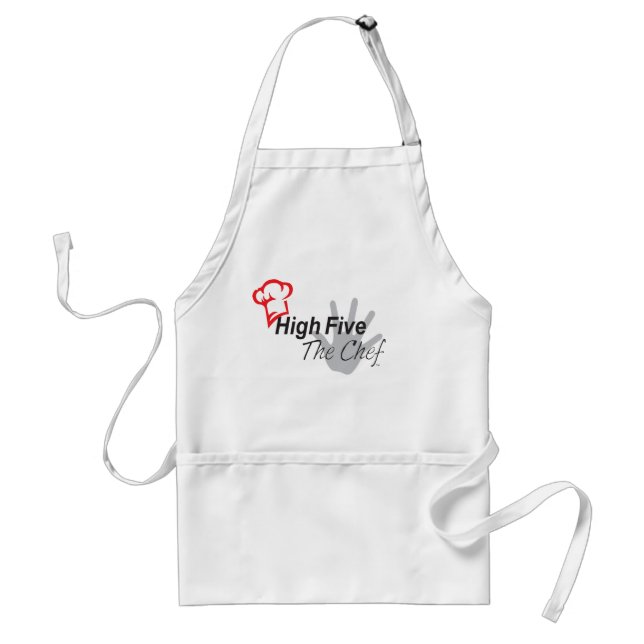 High Five the Chef apron (Front)