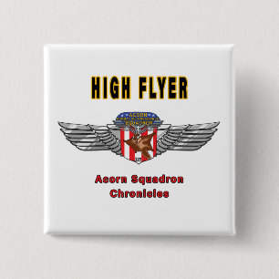High Flyer - Acorn Squadron Insignia Button