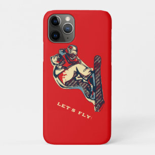 High Flyer! - Snowboarding Fool Pillowcase Case-Mate iPhone Case